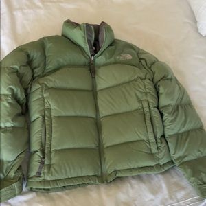 The North Face Jackets Coats North Face Light Green Puffer Jacket Poshmark